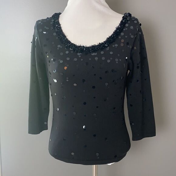 Talbots sequin top - Picture 2 of 9